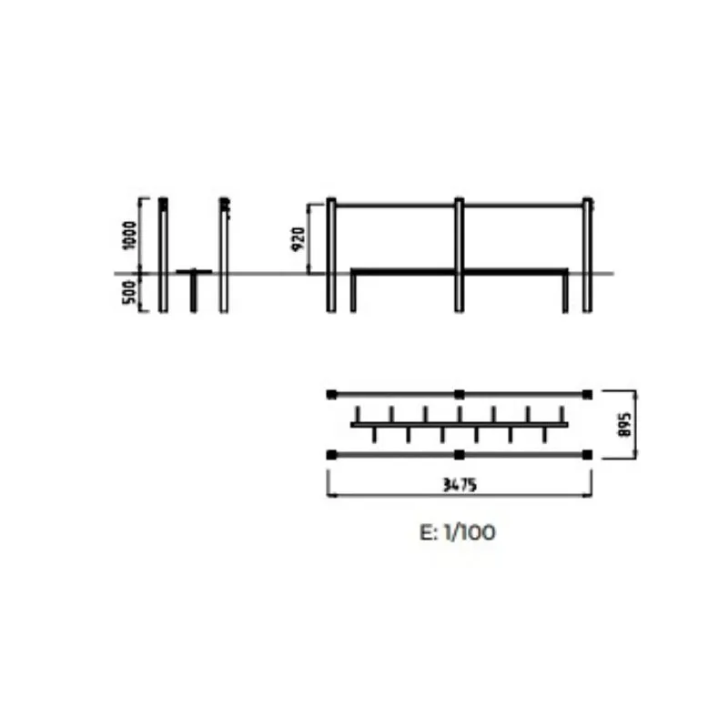 Dimensions du modules sportif pour ainés Dimensions du modules sportif pour ainés