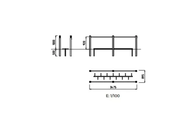 Dimensions du modules sportif pour ainés Dimensions du modules sportif pour ainés