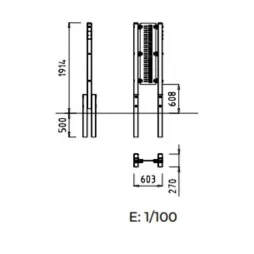 Dimensions du module sportif pour séniors