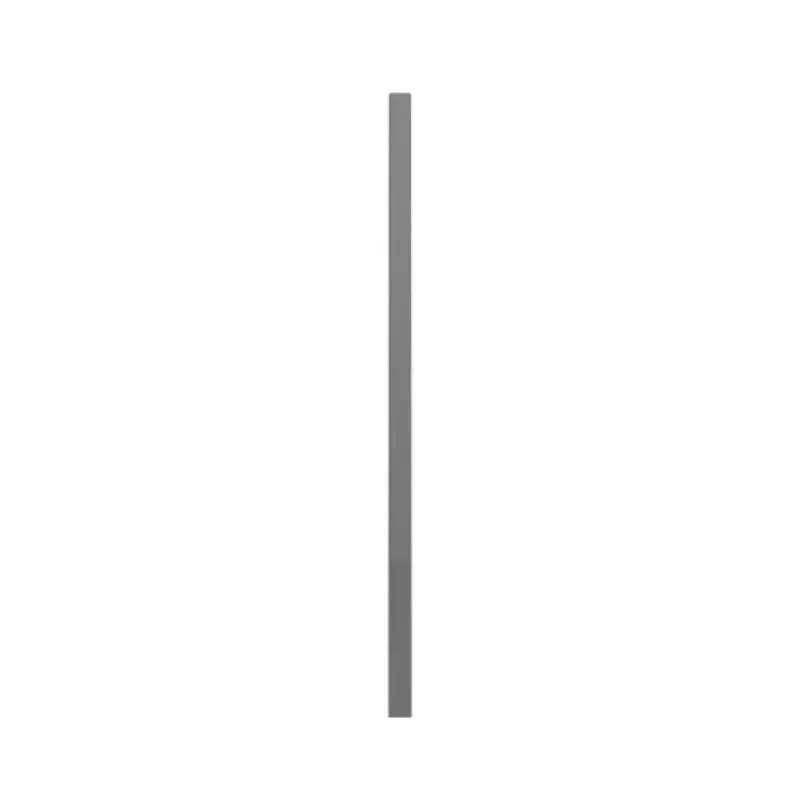 Profil du support pour 2 roues en acier gris alu