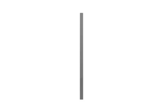 Profil du support pour 2 roues en acier gris alu