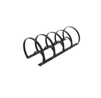 Rack à vélos en métal gris anthracite - 8 places