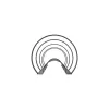 Profil de l'appui pour 8 cycles en acier gris anthracite Profil de l'appui pour 8 cycles en acier gris anthracite