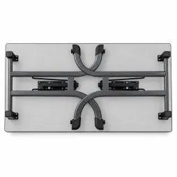 table pliante en mélaminé vue du dessous table pliante en mélaminé vue du dessous