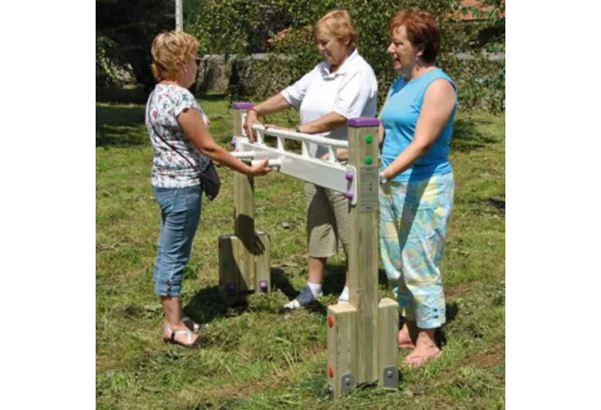 Agrès sportif extérieur pour séniors de rotation poignets en extérieur Agrès sportif extérieur pour séniors de rotation poignets en extérieur