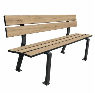 banc extérieur en hpl