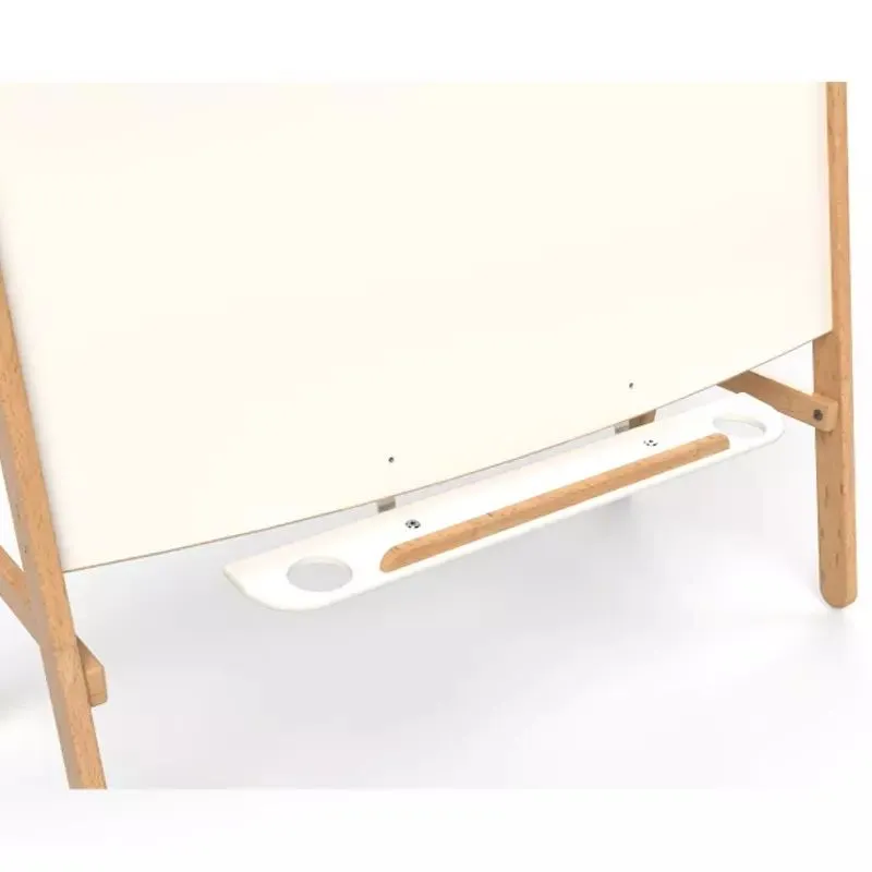 Tablette percée de 2 trous porte gobelets du chevalet scolaire double face