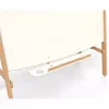 Tablette percée de 2 trous porte gobelets du chevalet scolaire double face