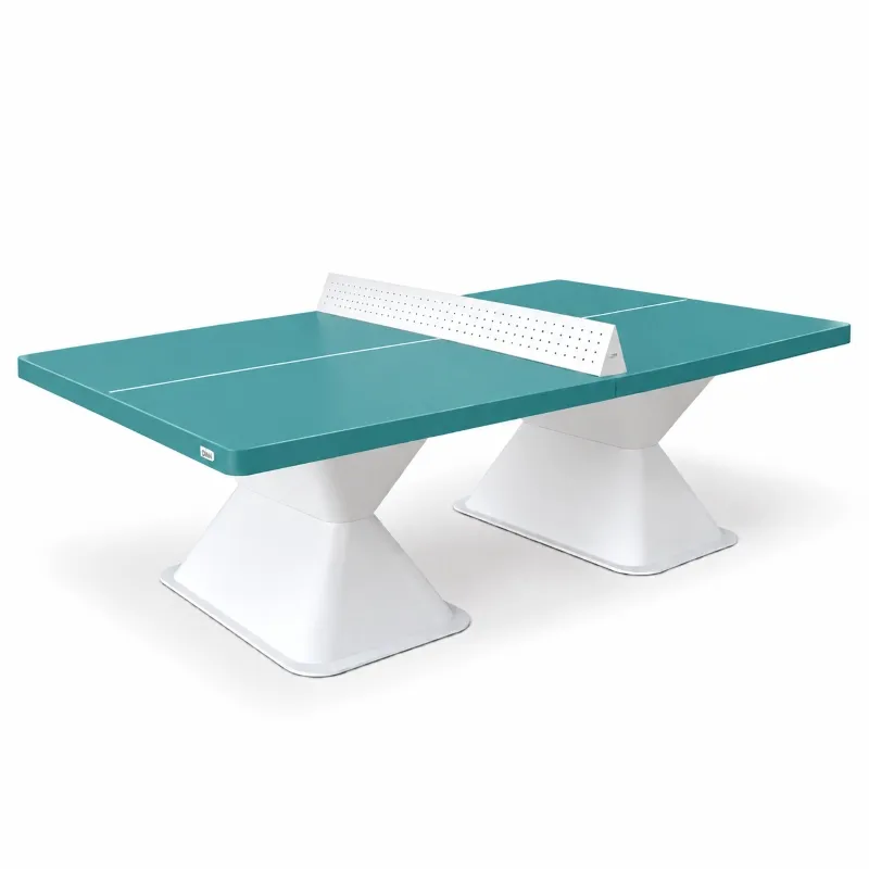 Table de ping-pong en composite plateau bleu lagon