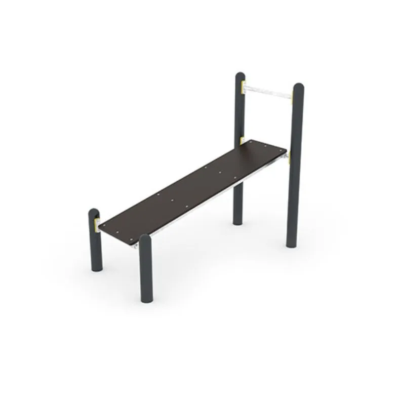 Agrès sportif extérieur - Banc abdominal incliné Agrès sportif extérieur - Banc abdominal incliné