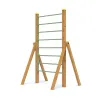 Échelle d'escalade en bois pour aire de jeux enfants