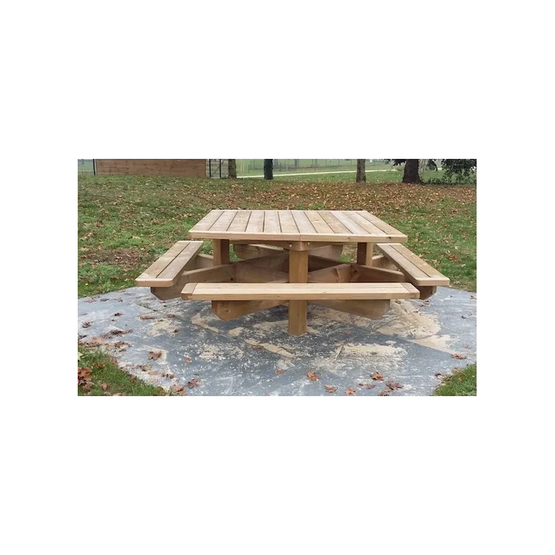 Table de picnic en pin Table de picnic en pin