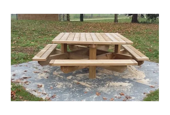 Table de picnic en pin Table de picnic en pin