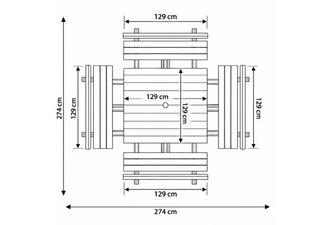 dimensions table bois extérieur collectivité dimensions table bois extérieur collectivité