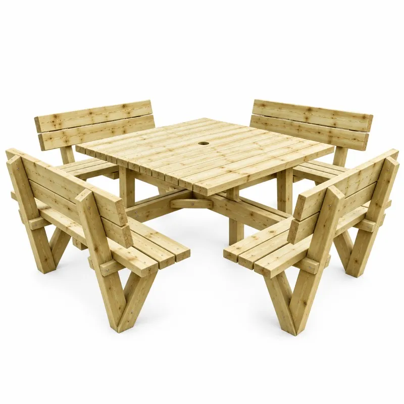 table en bois avec banc extérieur table en bois avec banc extérieur