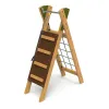 Mur d'escalade avec filet pour aires de jeux extérieur