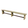 Banc d'équilibre en bois pour aire de jeux extérieur