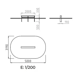 Schéma technique du banc poutre d'équilibre