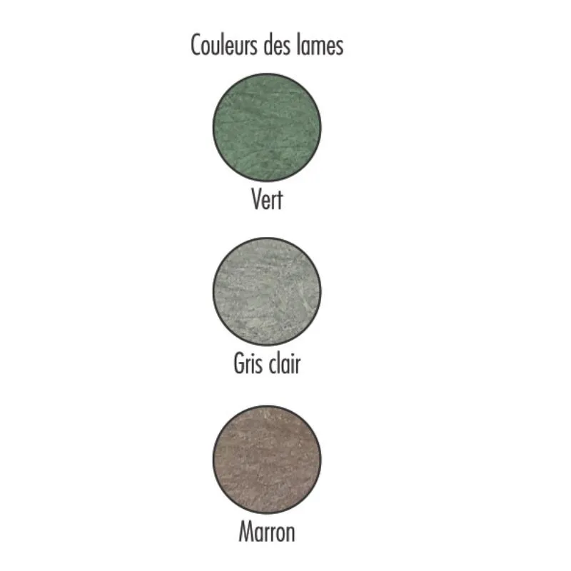 Choix des coloris Choix des coloris