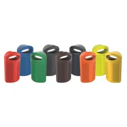 Choix des coloris de la poubelle en plaqtique