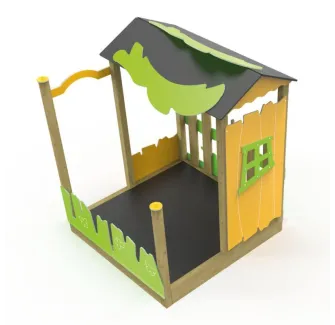 Maisonnette en bois Mississipi pour jardin d'enfants