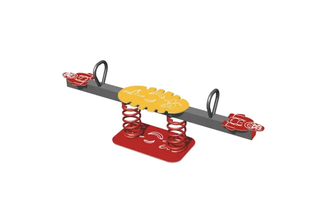 Balançoire horizontale en acier pour aire de jeux extérieur