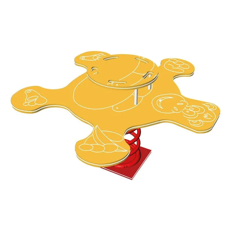 Jeux à bascule et à ressort - Coloris jaune Jeux à bascule et à ressort - Coloris jaune