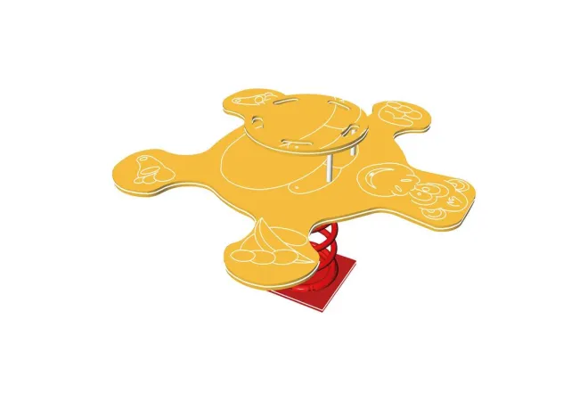 Jeux à bascule et à ressort - Coloris jaune Jeux à bascule et à ressort - Coloris jaune