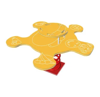 Jeux à bascule et à ressort - Coloris jaune