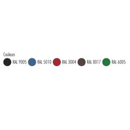 Nuancier des coloris disponibles pour le potelet urbain Nuancier des coloris disponibles pour le potelet urbain