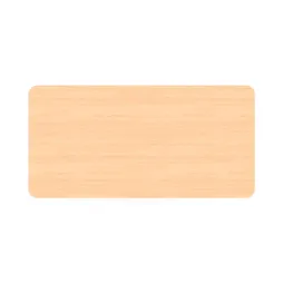 Plateau rectangulaire en hêtre verni de la table scolaire Plateau rectangulaire en hêtre verni de la table scolaire