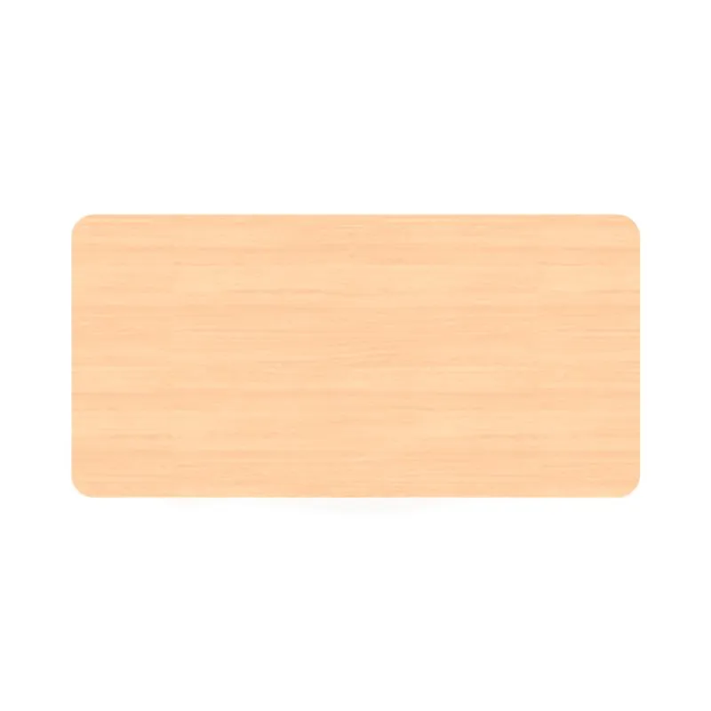 Plateau rectangulaire en hêtre verni de la table scolaire Plateau rectangulaire en hêtre verni de la table scolaire