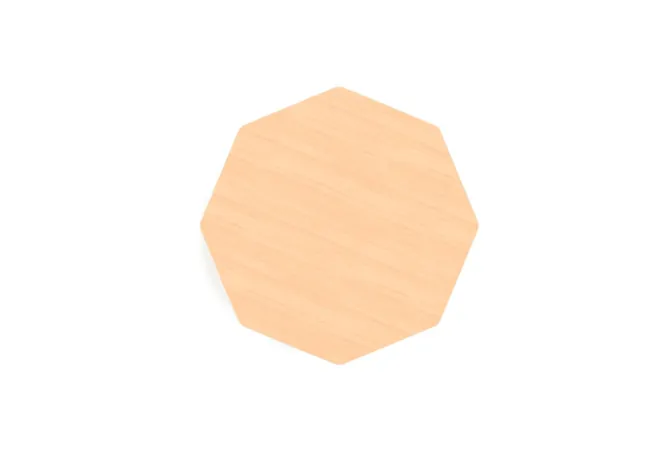 Plateau hêtre verni, octogonale de la table maternelle Plateau hêtre verni, octogonale de la table maternelle