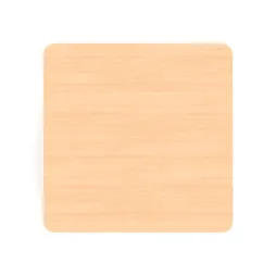 Plateau carré en hêtre verni de la table pour maternlle Plateau carré en hêtre verni de la table pour maternlle