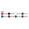 Différents coloris au choix pour l'acier de l'abri cycles Différents coloris au choix pour l'acier de l'abri cycles