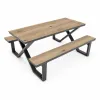 Table pique nique recyclé en HPL stratifié