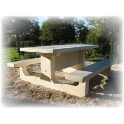 Visuel de la table pique nique en béton