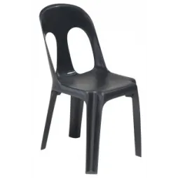 Visuel de la chaise en plastique Sirtaki Noire