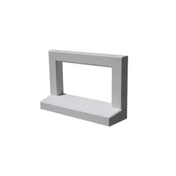 Visuel des pieds de la table en béton