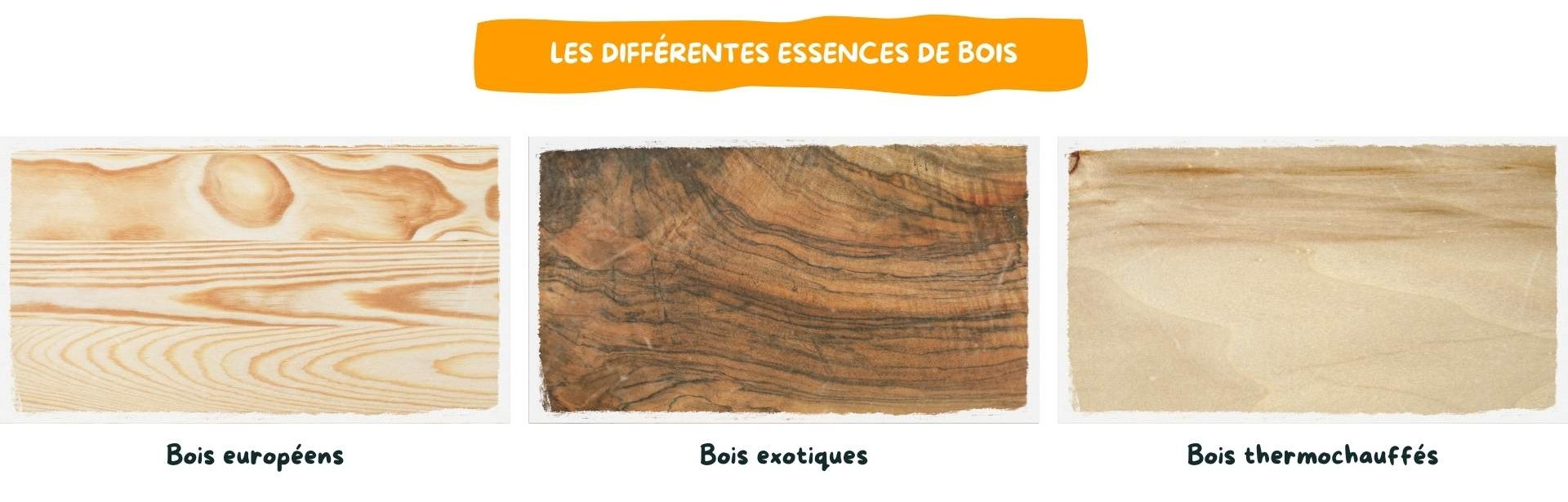 essence de bois mobilier urbain