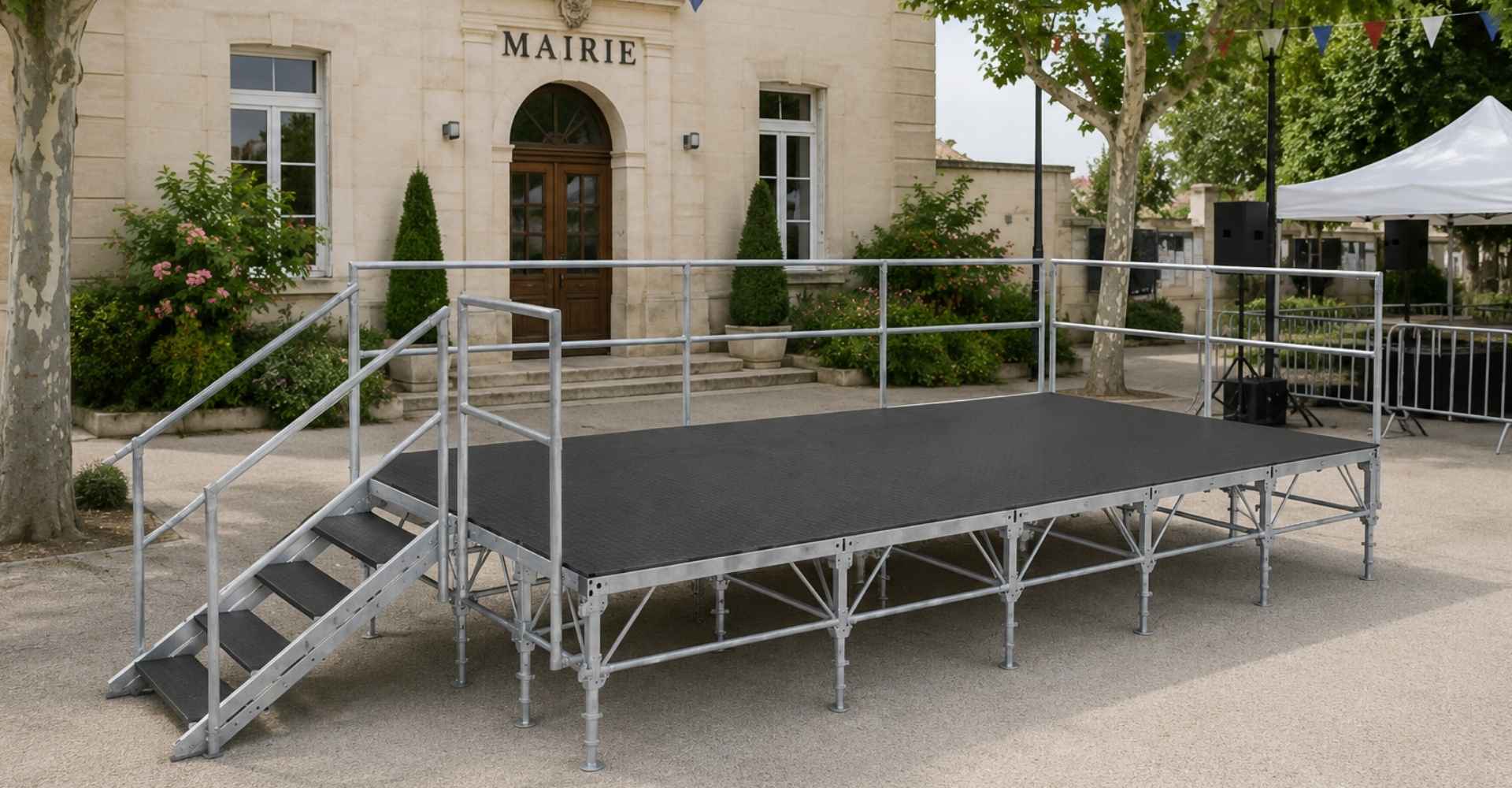 podium modulable ville