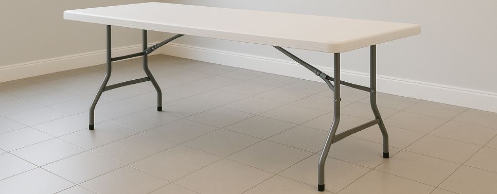 table pliante blanche