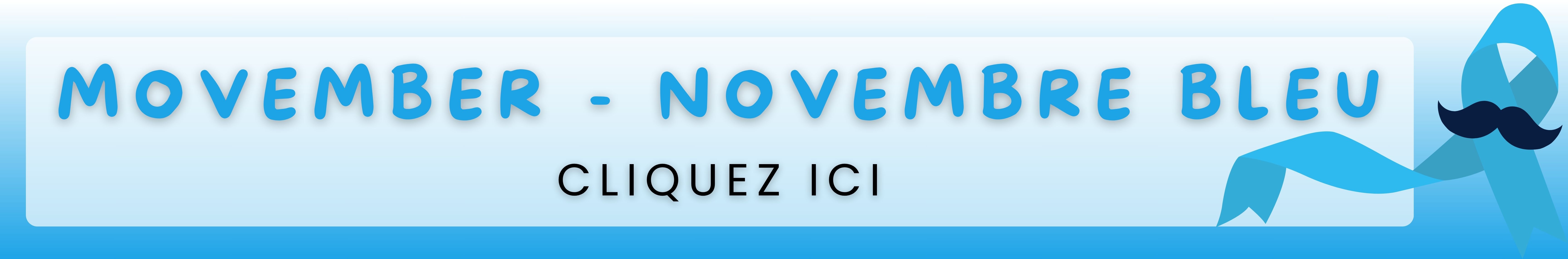 Guirlande de flamme pour Movember Novembre Bleu