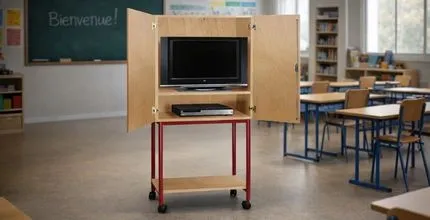 L'armoire informatique fermée pour votre école