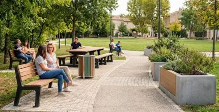 Quels matériaux privilégier pour du mobilier urbain durable ?